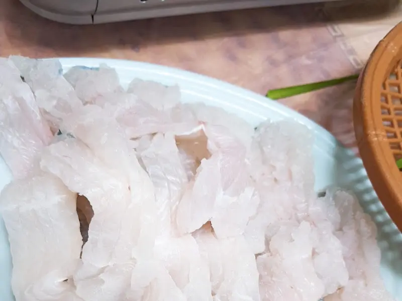 싱싱한 갯장어 회