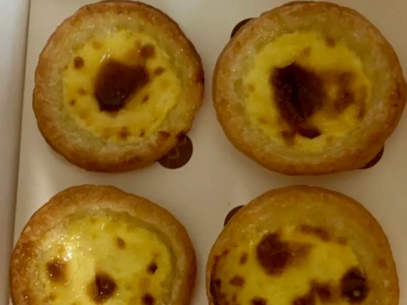 먹음직스러운 에그타르트