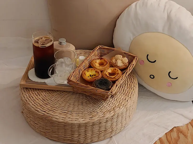 다양한 종류의 에그타르트