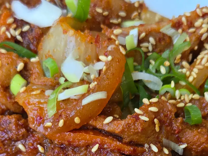 윤기가 흐르는 제육볶음