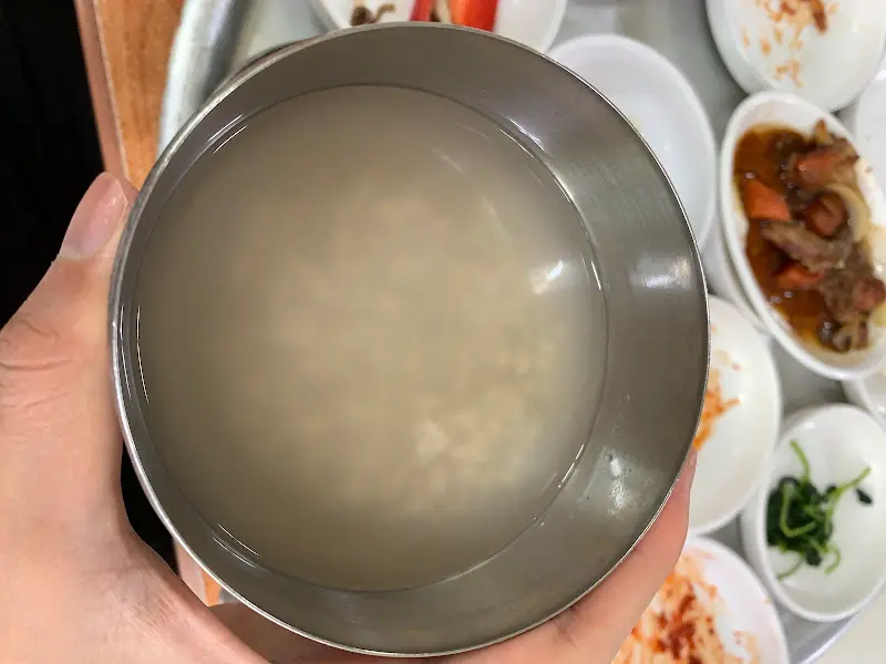 따뜻하고 구수한 숭늉