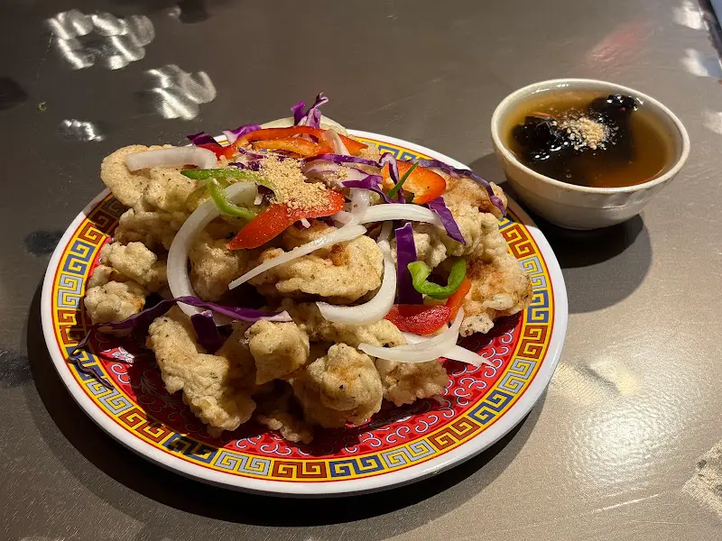 고급스러운 플레이팅의 탕수육