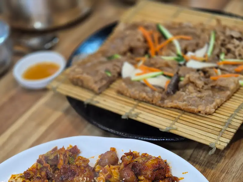 쭈꾸미 볶음과 도토리전