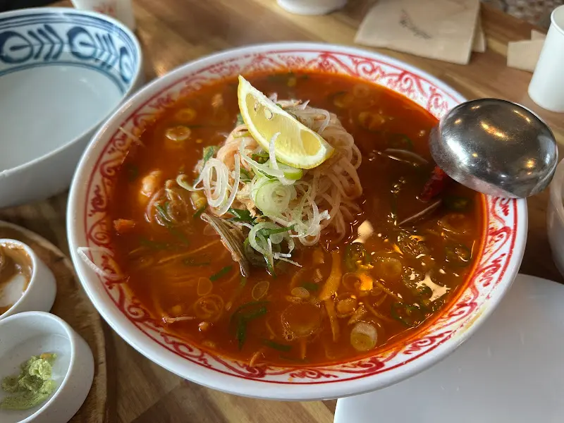 백합 쌀국수 국물