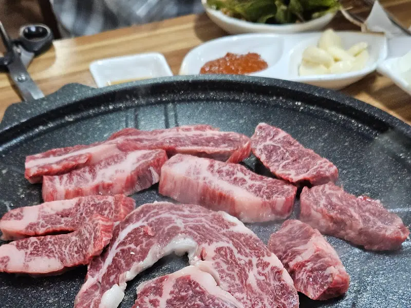 지글지글 익어가는 소고기