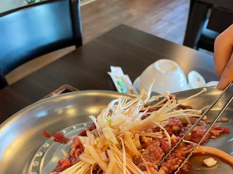 불고기 익어가는 모습