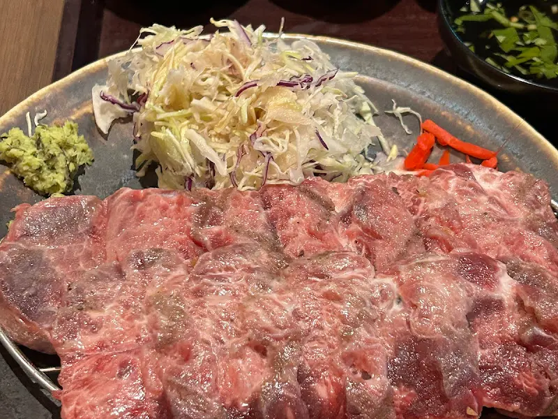 촉촉한 규카츠 단면