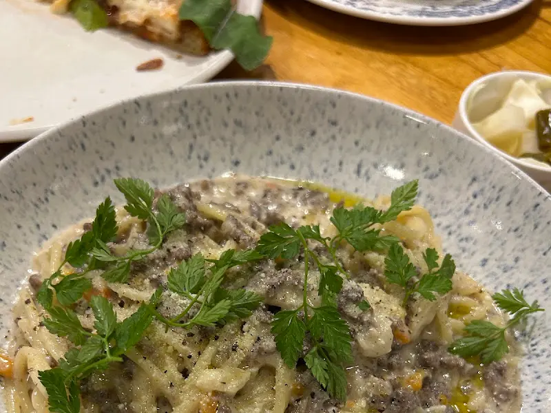 르가든블루 파스타