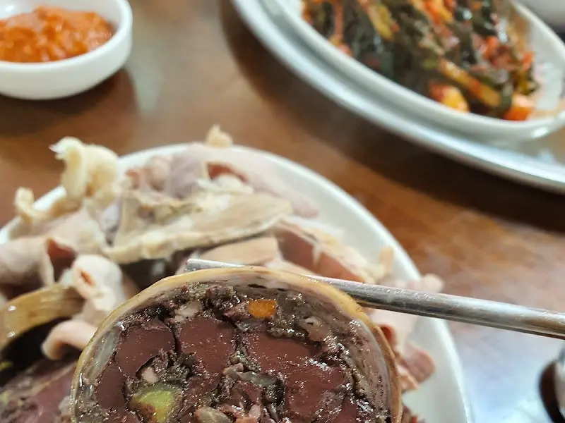 구례 한우식당 피순대