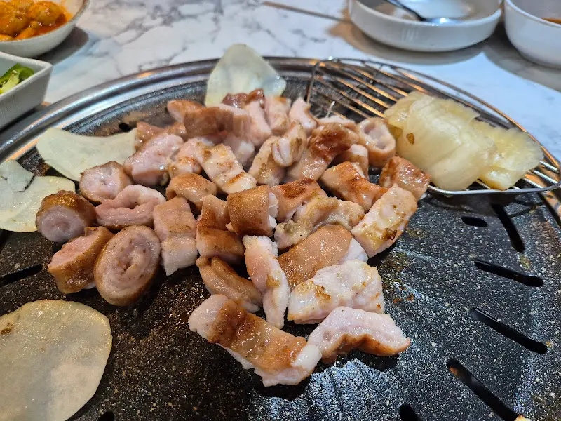 구워지고 있는 막창