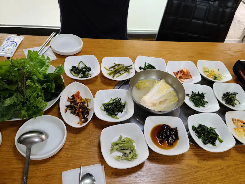 전체 상차림 모습