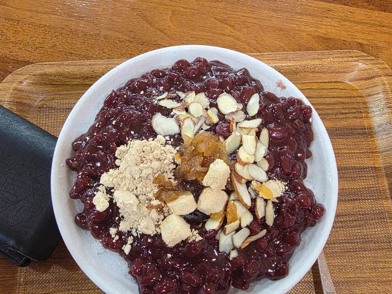 팥빙수 디테일 샷