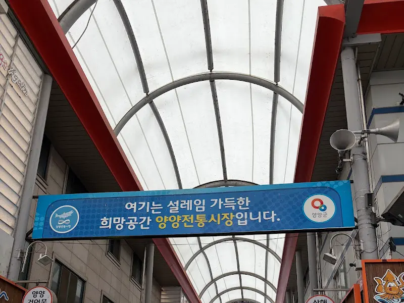 양양전통시장 풍경
