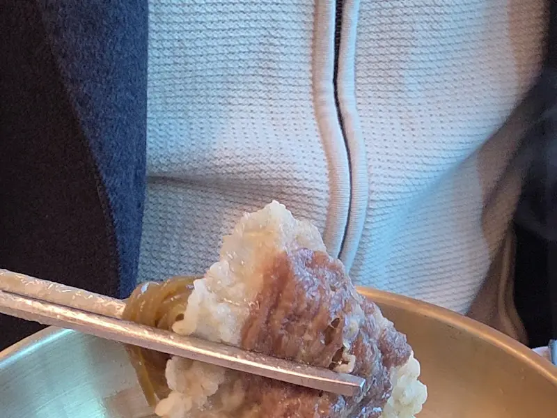 육쌈냉면 비주얼