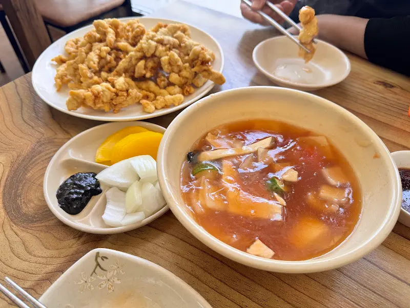 탕수육과 짬뽕밥