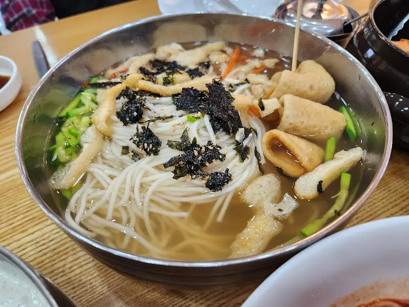 잔치국수 근접샷