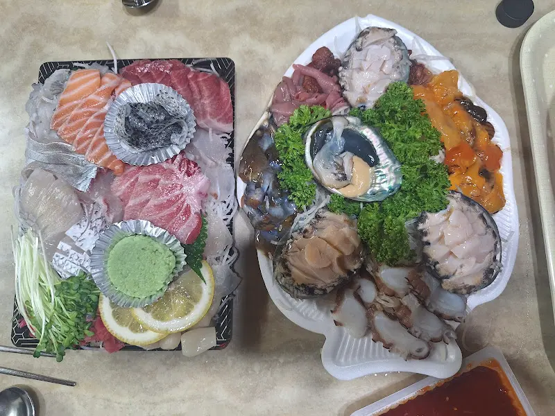 다양한 해산물 모듬