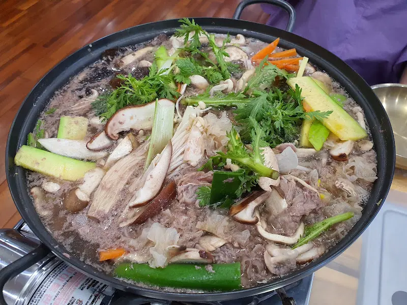 불고기버섯전골
