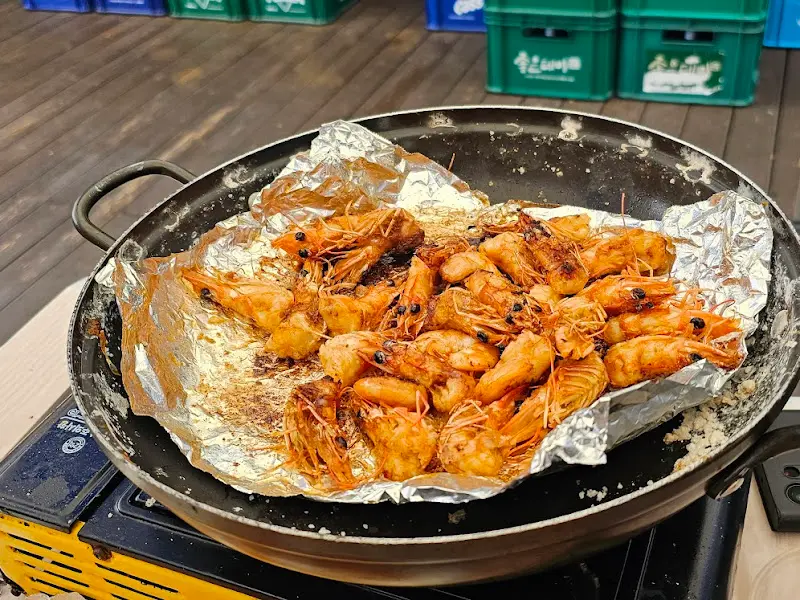 새우 머리 버터구이