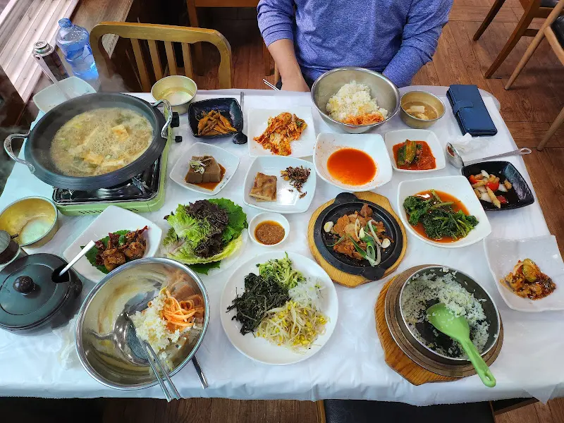 청국장 정식 한 상 차림