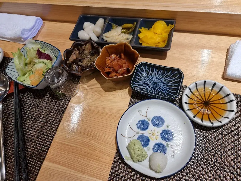 츠키지의 기본 상차림