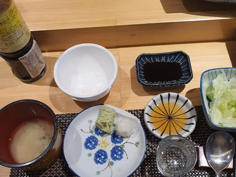 츠키지의 기본 상차림