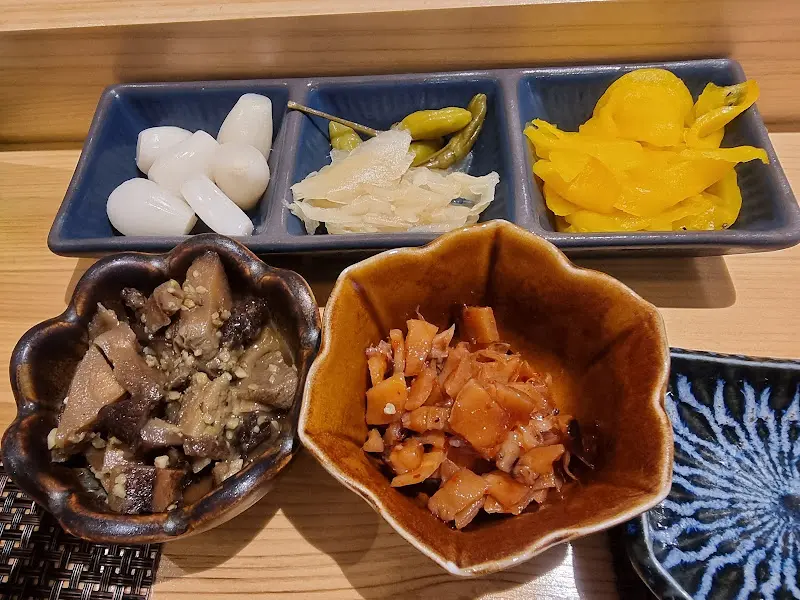 츠키지의 곁들임 음식