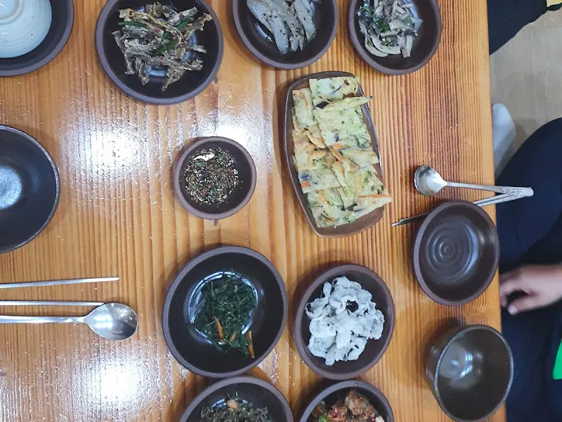 초원의 집 반찬 클로즈업