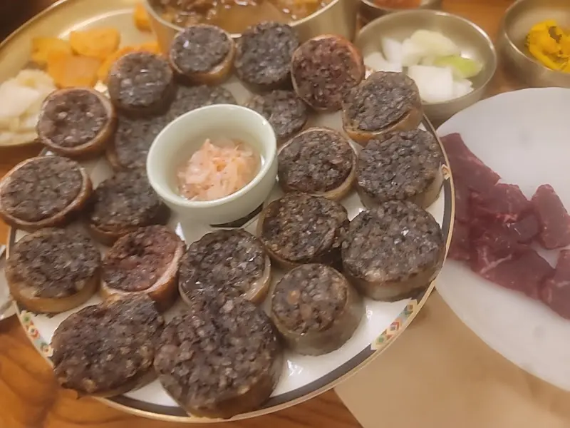 숯불 막창 순대