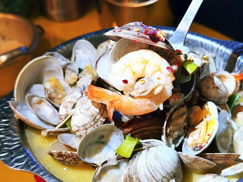 바지락술찜 국물