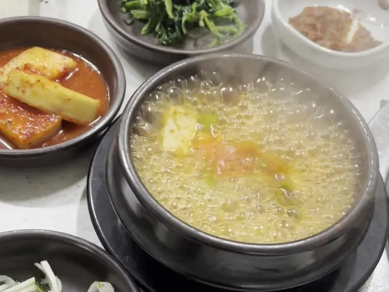 보글보글 된장찌개