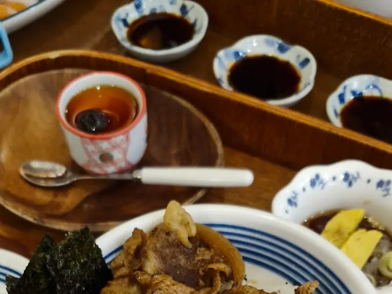 오차즈케와 곁들임