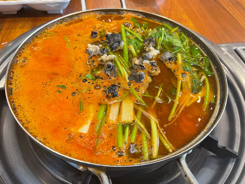 민물새우탕 클로즈업