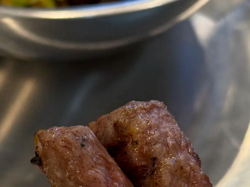 잘 구워진 목살