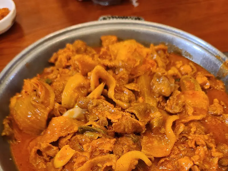 차림 불고기 클로즈업