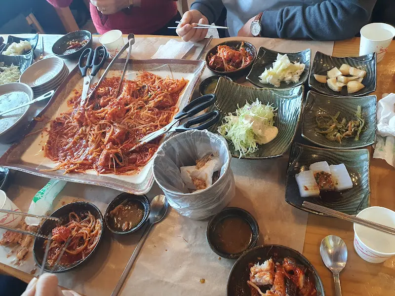 해물찜과 밑반찬