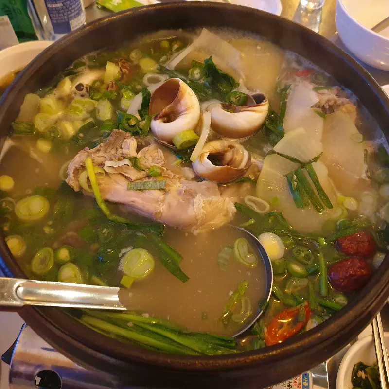 만세포차 닭골뱅이탕
