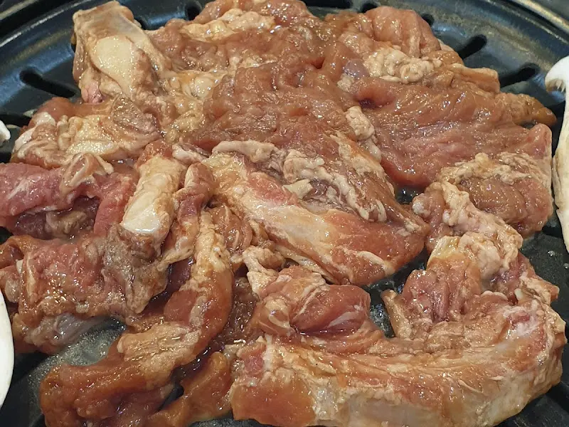 우보 돼지갈비 근접샷