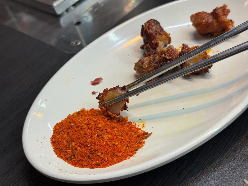 양념에 찍어먹는 양꼬치