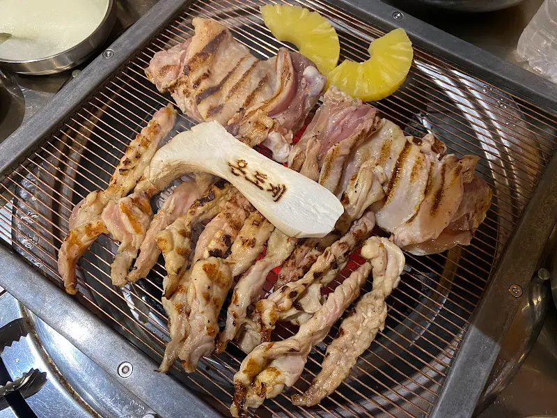 숯불닭갈비 구이