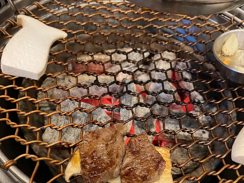 숯불 위 안창살 구이