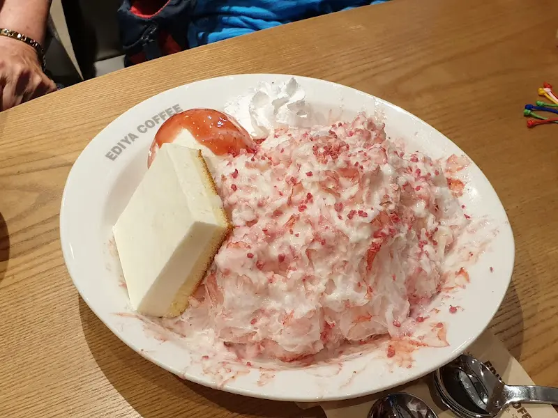 이디야 딸기 치즈 빙수