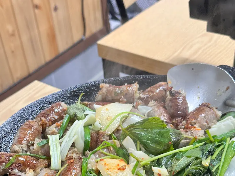 순대 철판 구이