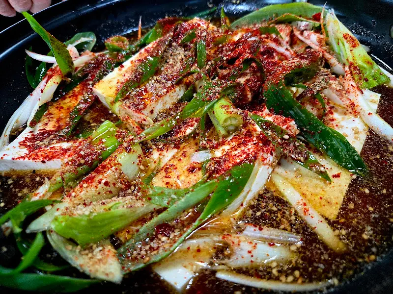 두부짜박이 클로즈업