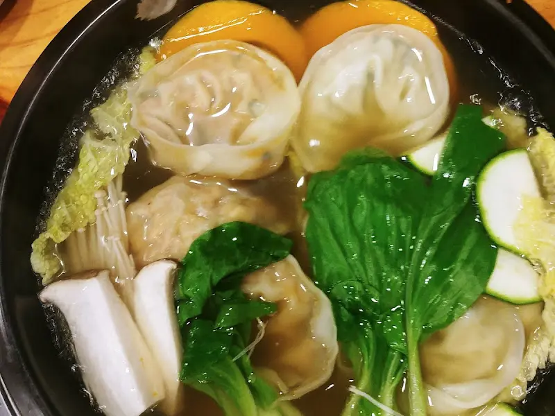 만두전골 근접샷