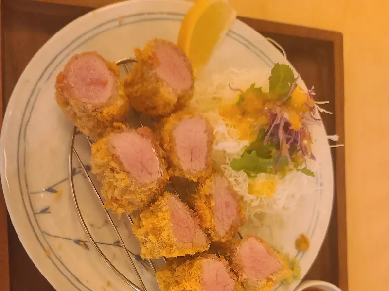 오스루 안심카츠 근접샷