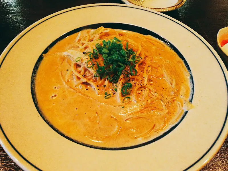 톳 파스타 클로즈업