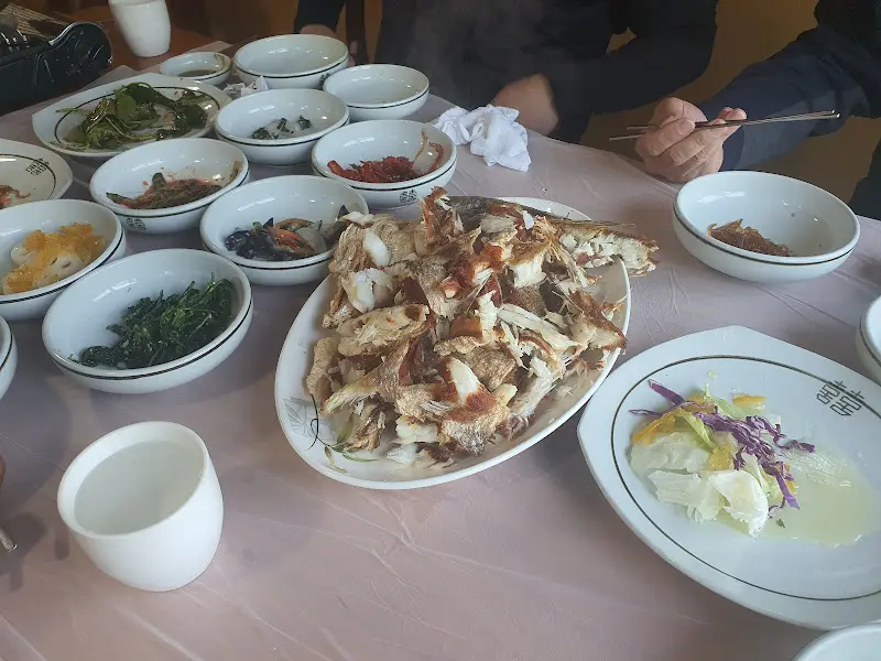 민어구이 한상차림