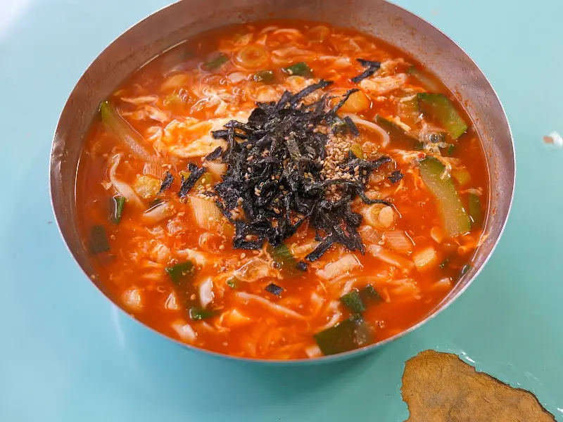 장칼국수 비주얼