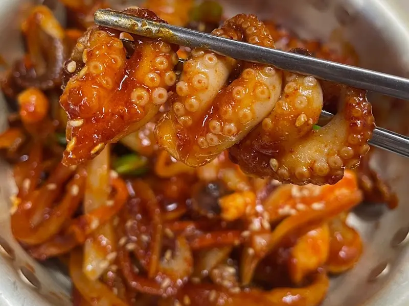 매콤한 땡초 쭈꾸미